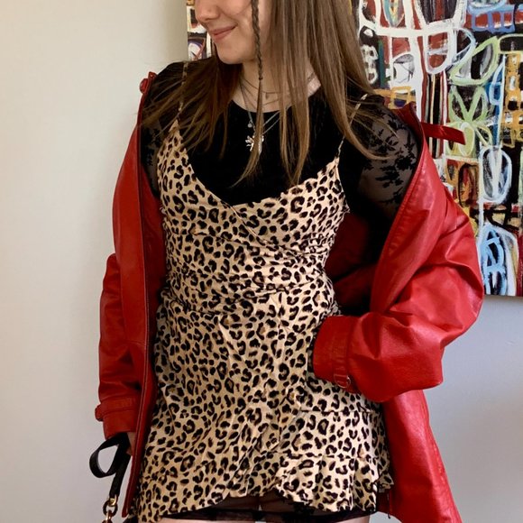 short little cheetah print dress - Picture 9 of 9